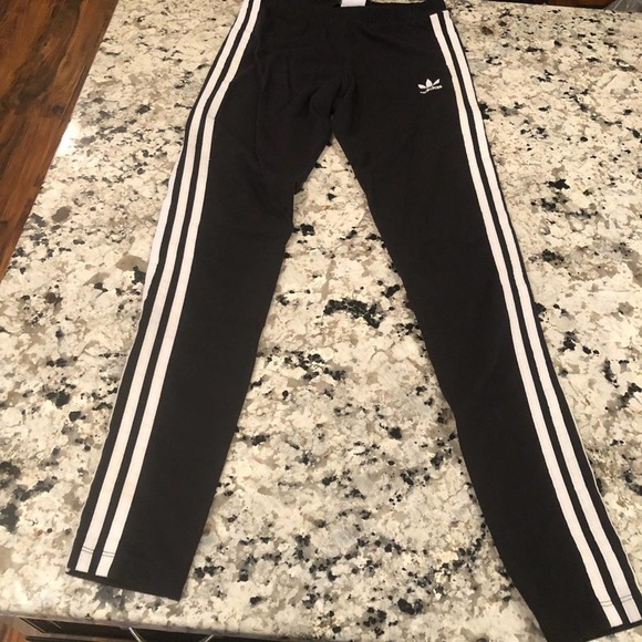 Adidas Orignals Adicolor Classics 3 Stripe Tight Leggings - Picture 3 of 10